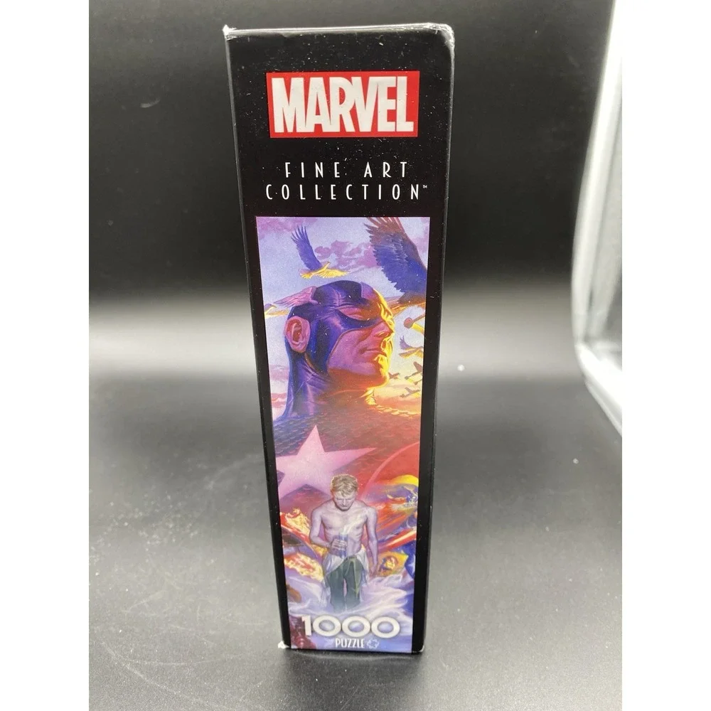 Captain America-Puzzle 1000 Pcs, Marvel Fine Art Collection- Limited Edition-New